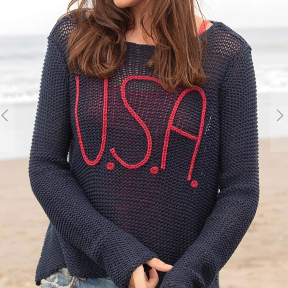 Wooden Ships Sweater U.S.A. by Paola Buendia
